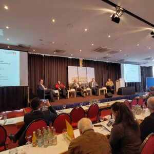 Podiumsgespräch am 28.04.2022 mit Prof. Ganzenmüller, Anne Hähnig, Christine Lieberknecht und Bodo Ramelow