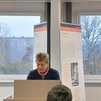 Barbara Bumbke, seit 1990 Mitglied des Bürgerkomitees Magdeburg, berichtet von ihren Erlebnissen im Herbst 1989