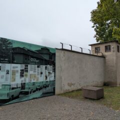 Außenbereich des Lern- und Gedenkortes Kaßberg-Gefängnis
