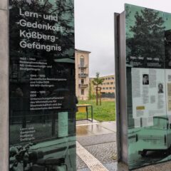 Außenbereich des Lern- und Gedenkortes Kaßberg-Gefängnis