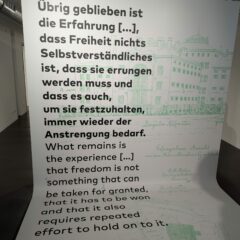 im Erdgeschoss des Lern- und Gedenkortes Kaßberg-Gefängnis