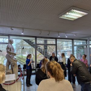 Führung durch die ehemalige SED-Bezirksleitung in Suhl (heute Neues Rathaus)