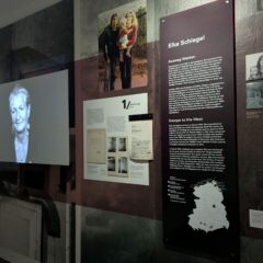 Schauzelle mit dem Beispiel von Zeitzeugin Elke Schlegel im Lern- und Gedenkort Kaßberg-Gefängnis